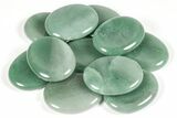 1.9" Polished Green Aventurine Worry Stones  - Photo 4